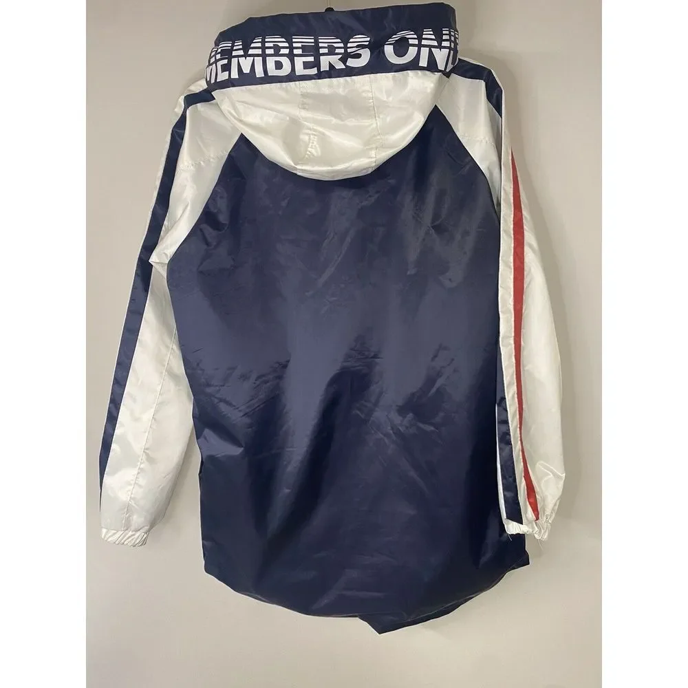 Vintage Patriotic Members Only Jacket Men's Size Small Europe Craft Zip Up‎ 90s